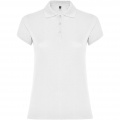 Star Poloshirt für Damen, Weiß