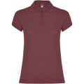 Star Poloshirt für Damen, Beerenrot