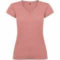 Victoria T-Shirt mit V-Ausschnitt für Damen, Ton Orange