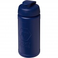 Baseline Rise 500 ml Sportflasche mit Klappdeckel, Blau / Blau