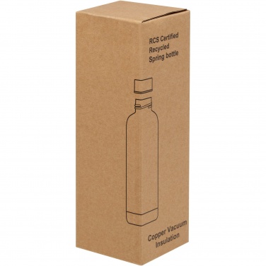 Logotrade Geschäftsgeschenke das Foto: Spring 500 ml RCS-zertifizierte Kupfer-Vakuum Isolierflasche aus recyceltem Edelstahl