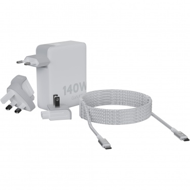 Logotrade Logogeschenke das Foto: Xtorm XVC2140 GaN Ultra 140 W Reiseladegerät mit 240 W USB-C PD-Kabel