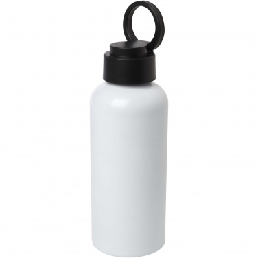 Logotrade Geschäftsgeschenke das Foto: Trinity 600 ml RCS-zertifizierte Wasserflasche aus recyceltem Aluminium mit RPET-Deckel