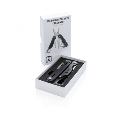 Logotrade Werbegeschenke das Foto: Solid Multitool mit Karabiner