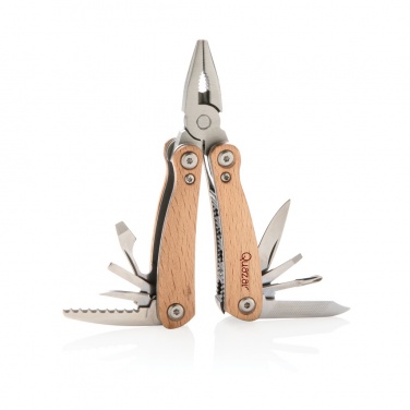 Logotrade Werbeartikel das Foto: Holz Mini-Multitool