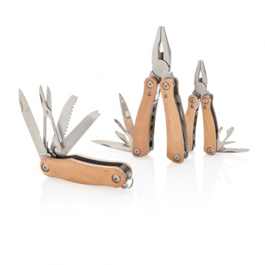 Logotrade werbemittel das Foto: Holz Mini-Multitool