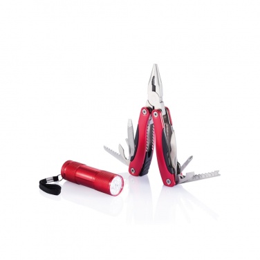 Logotrade Werbegeschenke das Foto: Multitool und Taschenlampen Set