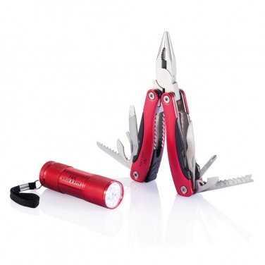 Logotrade werbemittel das Foto: Multitool und Taschenlampen Set