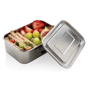 Logotrade Firmengeschenke das Foto: Auslaufsichere Lunchbox aus RCS recyceltem Stainless Steel