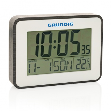 Logotrade Werbegeschenke das Foto: Grundig Thermometer, Wecker und Kalender