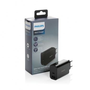 Logotrade Geschäftsgeschenke das Foto: Philips Ultra Fast PD Wall-Charger