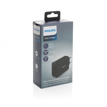 Logotrade Logogeschenke das Foto: Philips Ultra Fast PD Wall-Charger