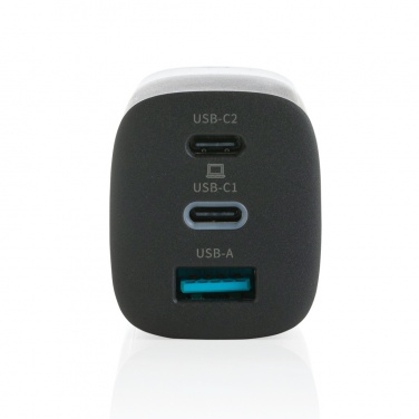 Logotrade Geschäftsgeschenke das Foto: Philips 65W Ultra-Schnell-PD 3-Port-USB-Wandladegerät