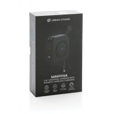 Logotrade Logogeschenke das Foto: Urban Vitamin Saratoga 5-in-1 universal Charger