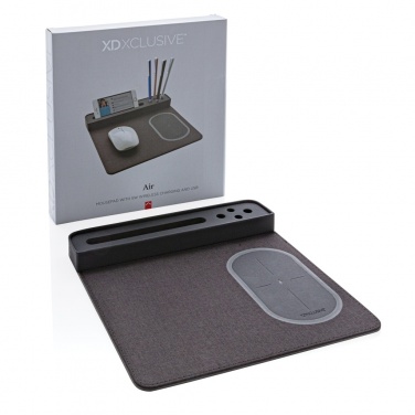 Logotrade Werbegeschenke das Foto: Air Mousepad mit 5W Wireless Charger und USB