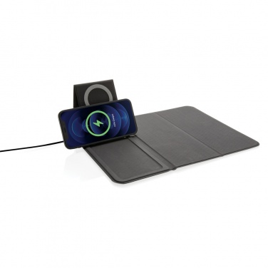 Logotrade Logogeschenke das Foto: Artic magnetischer 10W Wireless Charging Smartphonehalter