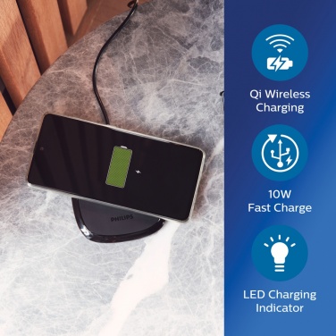 Logotrade werbemittel das Foto: Philips 10W Qi Wireless-Charger