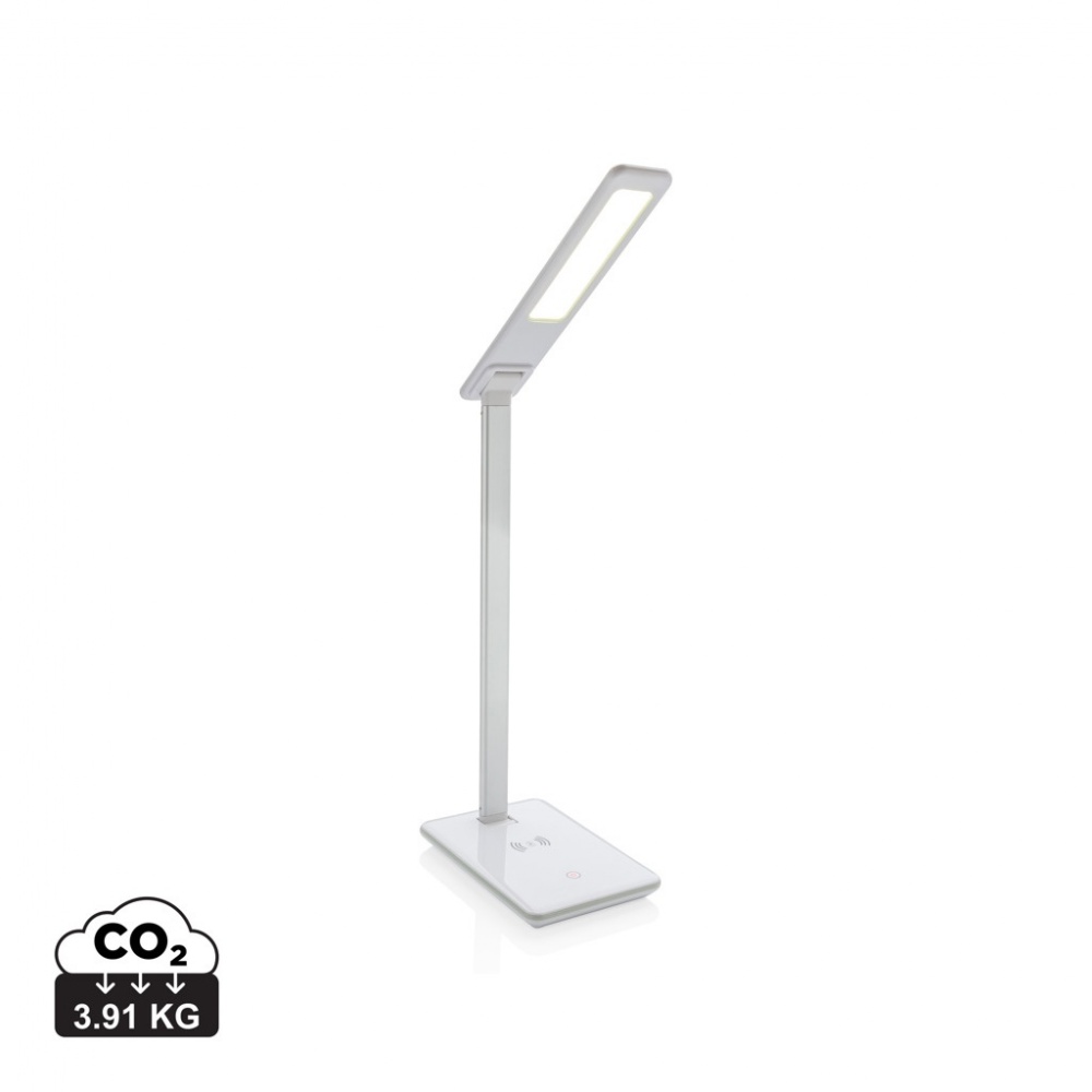 Logotrade werbemittel das Foto: 5W Wireless Charging Schreibtischlampe