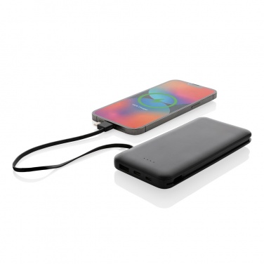 Logotrade Werbeartikel das Foto: Lockhart 10.000mAh Powerbank aus RCS Kunststoff