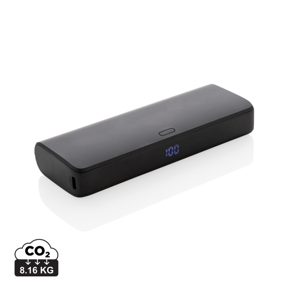 Logotrade Werbegeschenke das Foto: FlashCharge 20.000mAh Fast-Charge Powerbank aus RCS rPlastik