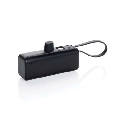 Logotrade Geschäftsgeschenke das Foto: Powerlink 3000mah Powerbank aus RCS rPlastic mit USB-C Kabel