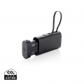 CycleCell 10.000mah Powerbank mit herausnehmbarer Batterie, Schwarz