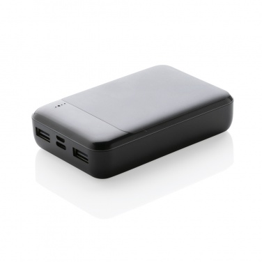 Logotrade werbemittel das Foto: 10.000 mAh Powerbank aus RCS Standard recyceltem Kunststoff