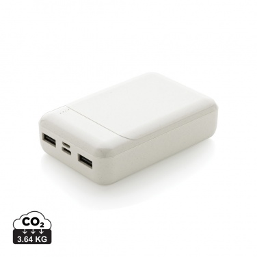 Logotrade Firmengeschenke das Foto: 10.000 mAh Powerbank aus RCS Standard recyceltem Kunststoff