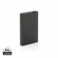 Terra 5.000 mAhPowerbank aus RCS recyceltem Aluminium, grau