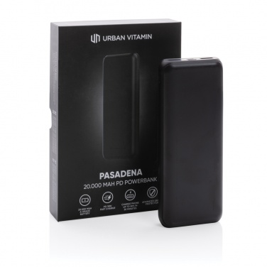 Logotrade Geschäftsgeschenke das Foto: Urban Vitamin Pasadena 20.000mAh 18W PD Powerbank