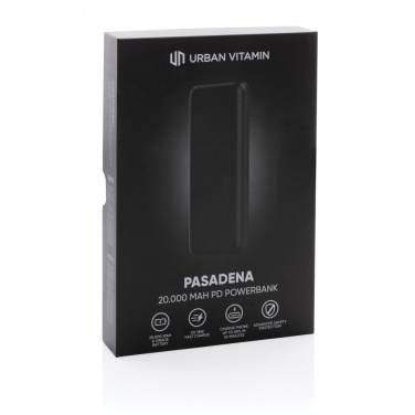 Logotrade Logogeschenke das Foto: Urban Vitamin Pasadena 20.000mAh 18W PD Powerbank