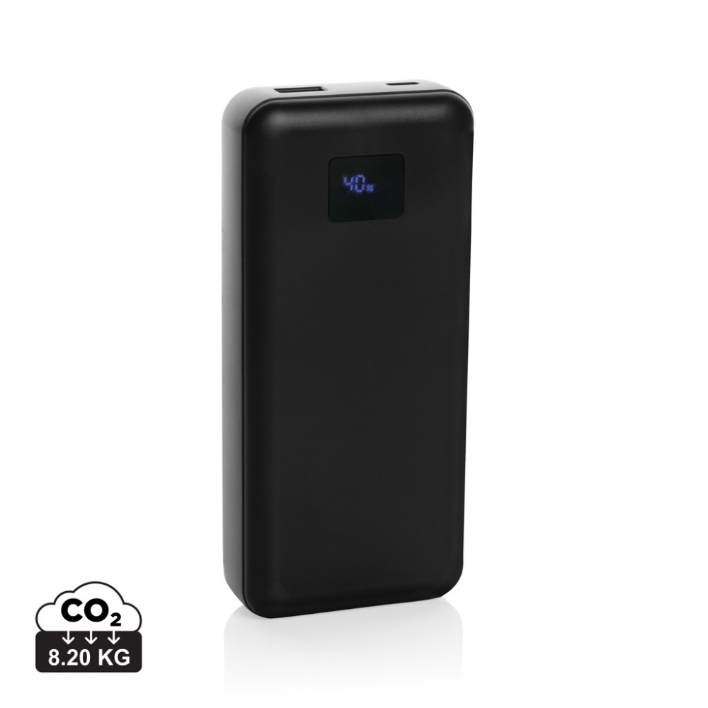 Logotrade Werbeartikel das Foto: Gridley 20.000mAh 65W Laptop Powerbank aus RCS rPlastik