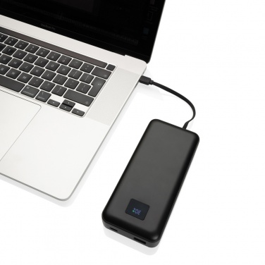 Logotrade Logogeschenke das Foto: Gridley 20.000mAh 65W Laptop Powerbank aus RCS rPlastik