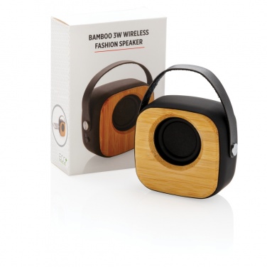 Logotrade Werbegeschenke das Foto: Bambus 3W Wireless Fashion Speaker