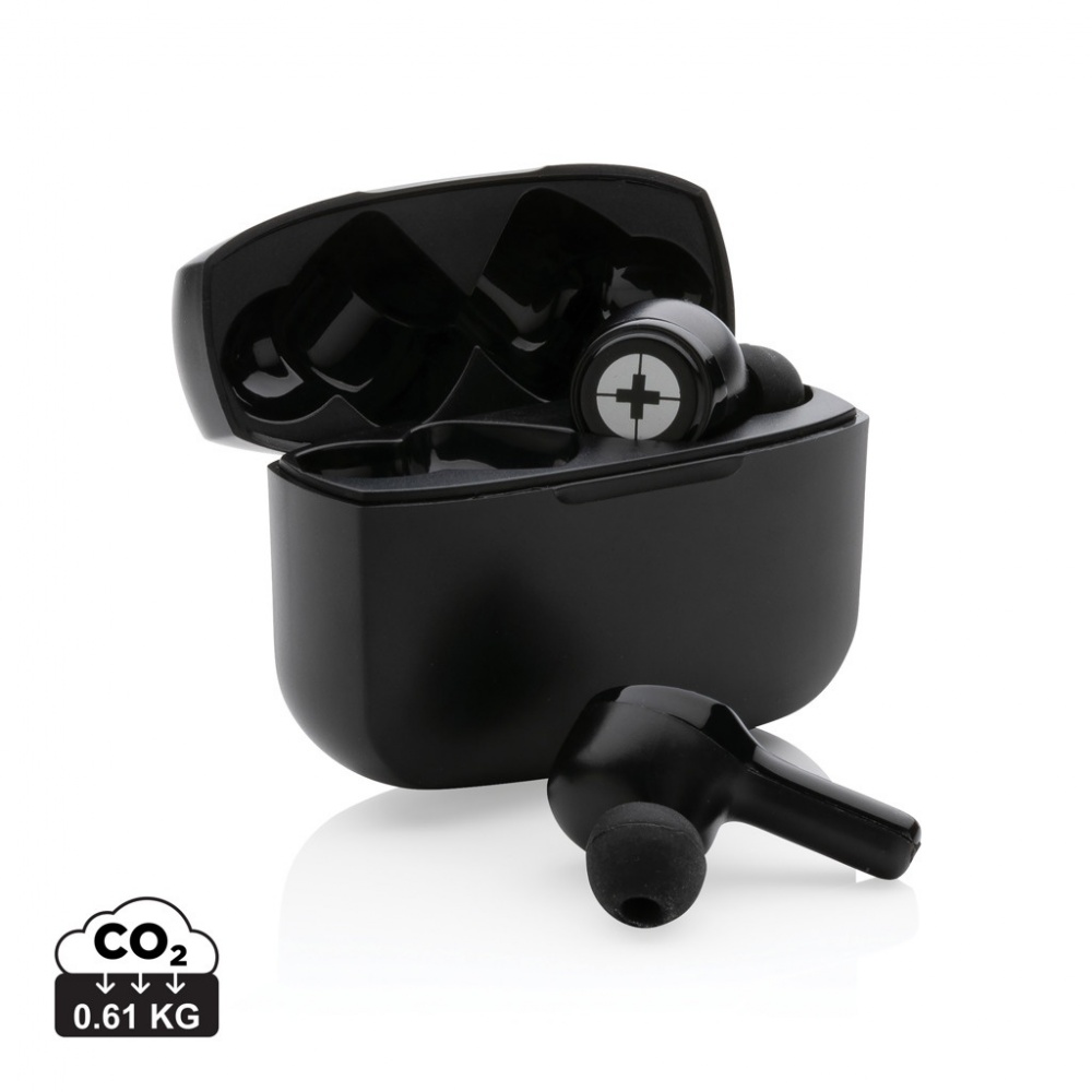 Logotrade Logogeschenke das Foto: Swiss Peak TWS ANC Earbuds