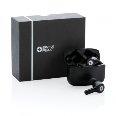 Logotrade Logogeschenke das Foto: Swiss Peak TWS ANC Earbuds