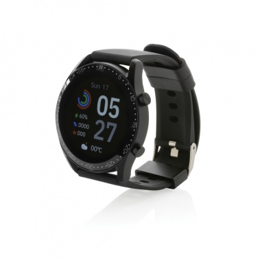 Logotrade Logogeschenke das Foto: Runde Fit Watch aus RCS recyceltem TPU