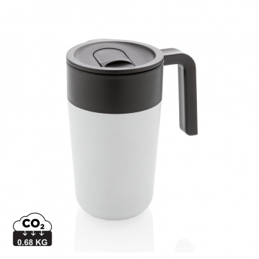 Logotrade Werbeartikel das Foto: GRS recycelte PP und Stainless Steel Tasse mit Griff