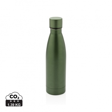 Logotrade Logogeschenke das Foto: RCS recycelte Stainless Steel Solid Vakuum-Flasche