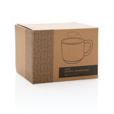 Logotrade Werbegeschenke das Foto: Moderne Keramiktasse, 350ml