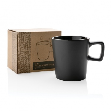 Logotrade Werbegeschenke das Foto: Moderne Keramik Kaffeetasse, 300ml