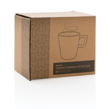 Logotrade Werbegeschenke das Foto: Moderne Keramik Kaffeetasse, 300ml