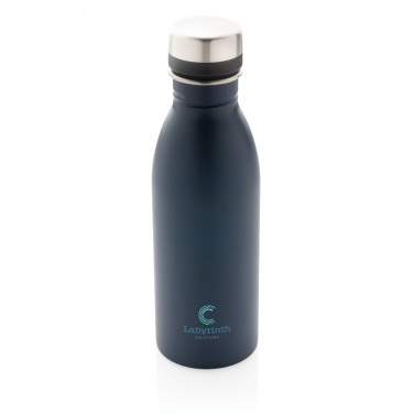 Logotrade Werbegeschenke das Foto: Deluxe Wasserflasche aus RCS recyceltem Stainless-Steel