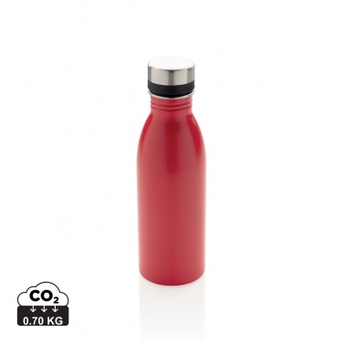 Logotrade Logogeschenke das Foto: Deluxe Wasserflasche aus RCS recyceltem Stainless-Steel