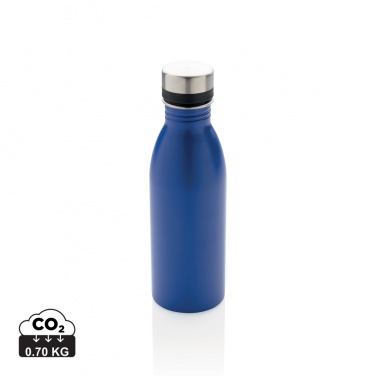 Logotrade Logogeschenke das Foto: Deluxe Wasserflasche aus RCS recyceltem Stainless-Steel