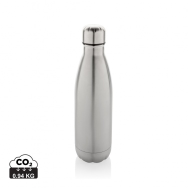 Logotrade Werbegeschenke das Foto: Eureka einwandige Wasserflasche aus RCS rec. Stainless-Steel