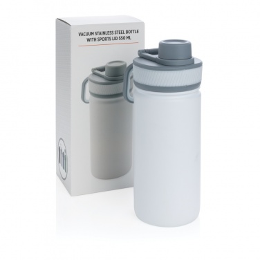 Logotrade werbemittel das Foto: Sport Vakuum-Flasche aus Stainless Steel 550ml