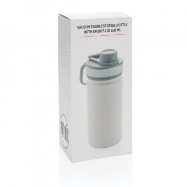 Logotrade Firmengeschenke das Foto: Sport Vakuum-Flasche aus Stainless Steel 550ml