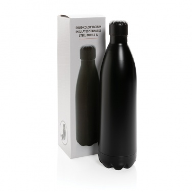 Logotrade Logogeschenke das Foto: Solid Color Vakuum Stainless-Steel Flasche 1L