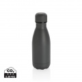 Solid Color Vakuum Stainless-Steel Flasche 260ml, grau